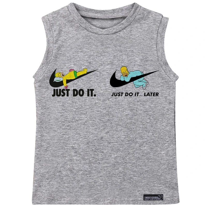 تاپ پسرانه مدل Just Do It LATER کد MH1365