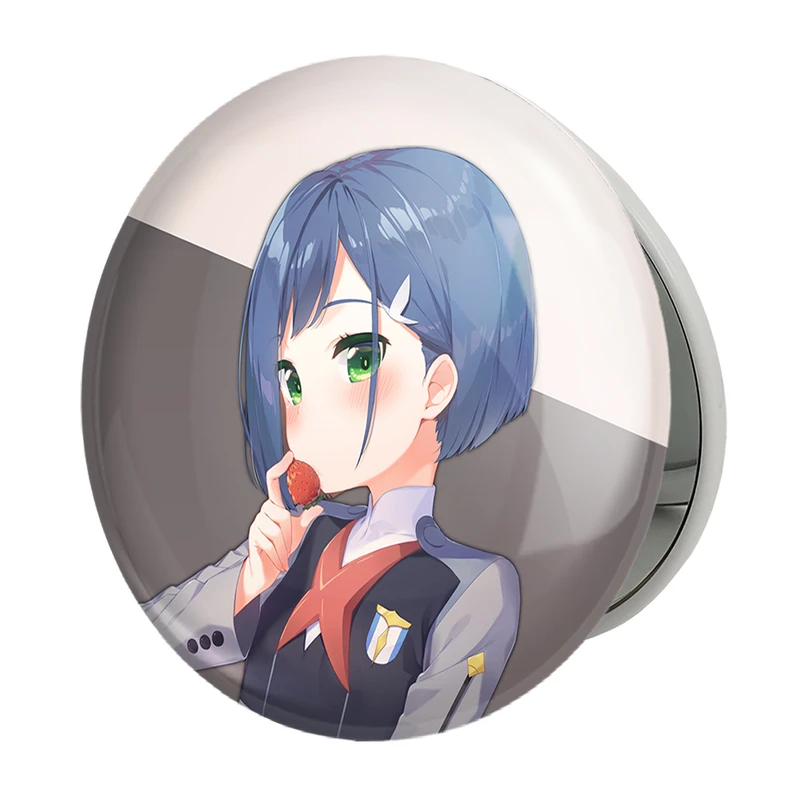 آینه جیبی خندالو طرح ایچیگو انیمه دارلینگ در فرنکس مدل تاشو کد 12005 