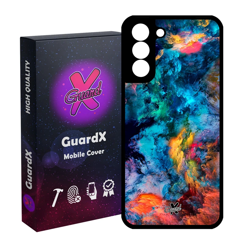 کاور گارد ایکس طرح Colors مدل Glass10117 مناسب برای گوشی موبایل سامسونگ Galaxy S21 FE