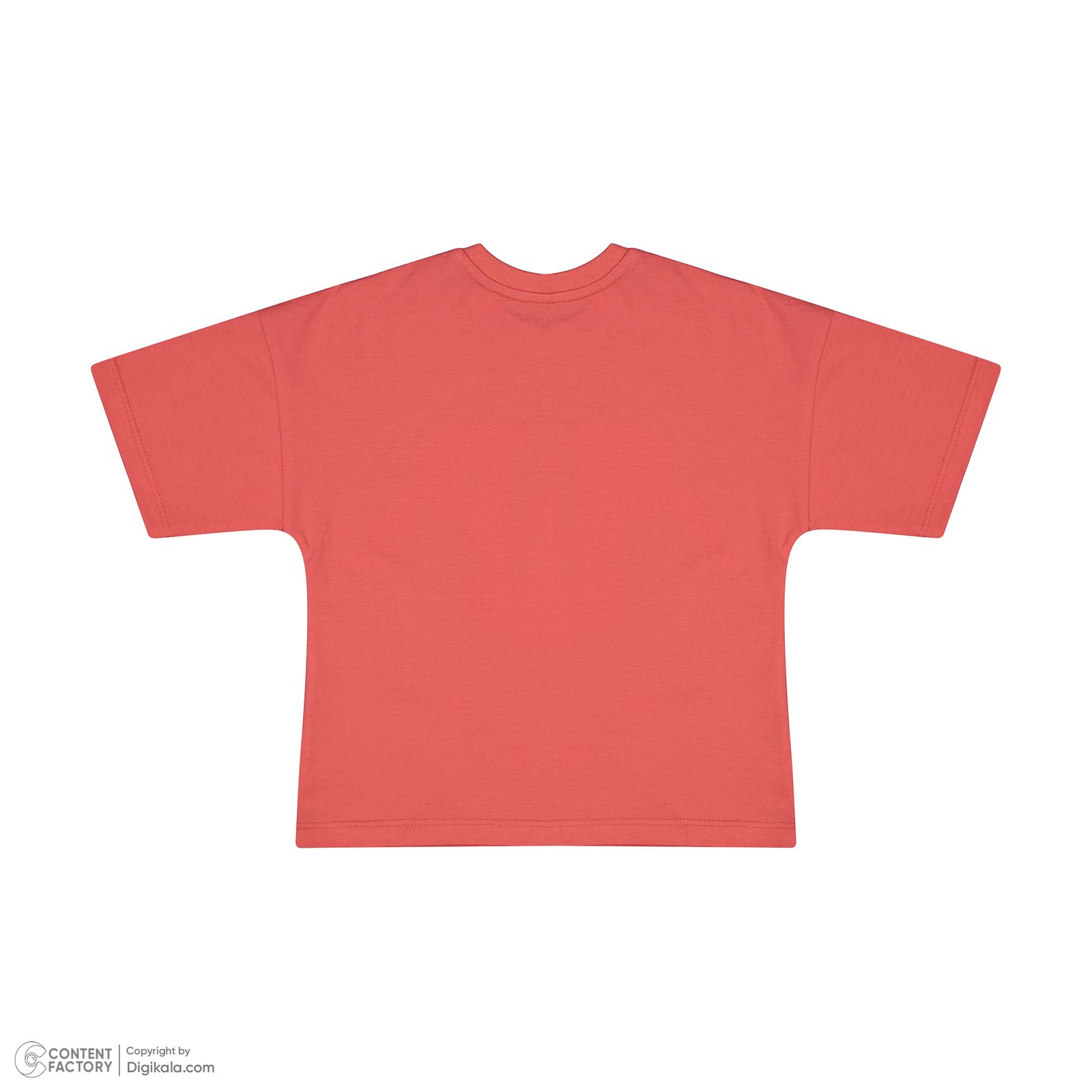 تی شرت آستین کوتاه دخترانه سون پون مدل 1111 رنگ صورتی -  - 3