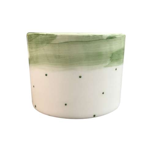 ظرف سرامیکی طرح خالخالی