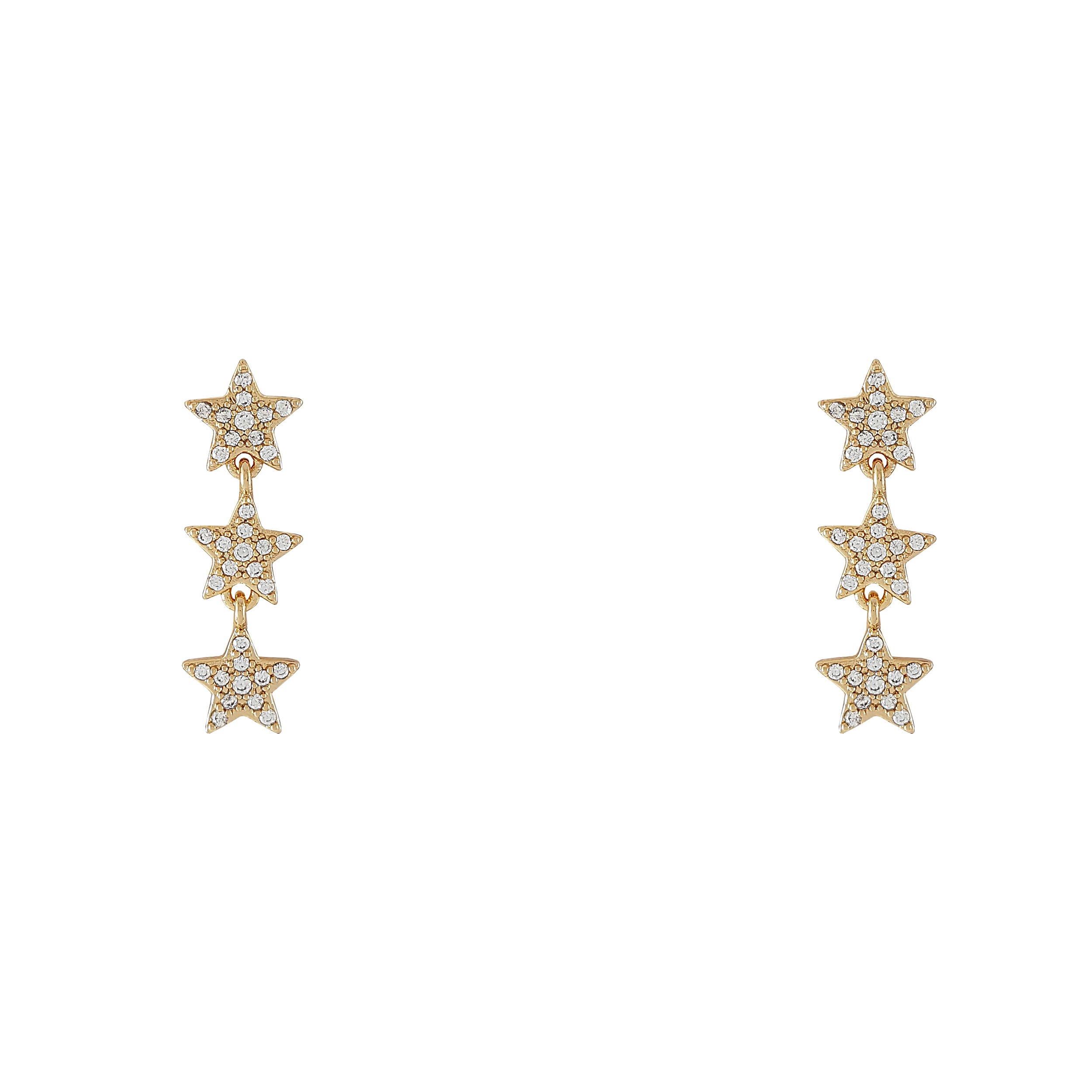 گوشواره زنانه ژوپینگ مدل ستاره کد 1380