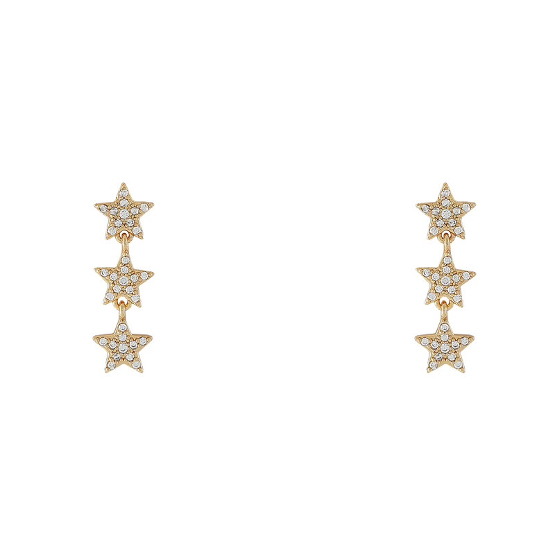 گوشواره زنانه ژوپینگ مدل ستاره کد 1380