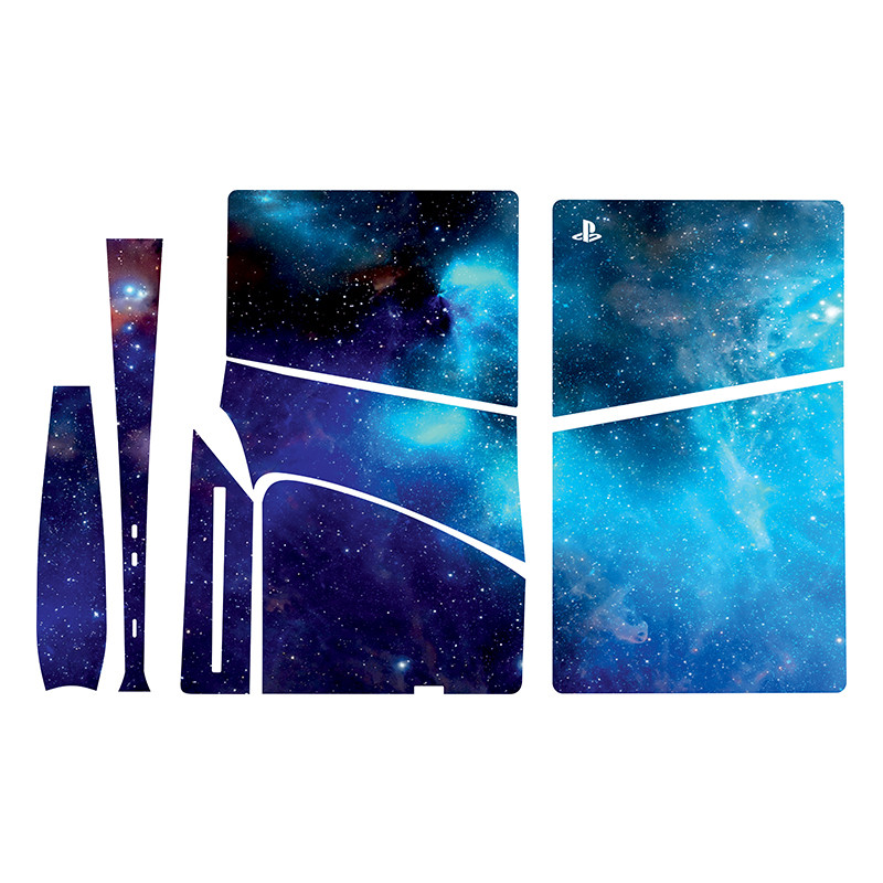 برچسب کنسول بازی پلی استیشن 5 اسلیم مدل space01 مجموعه 5 عددی 