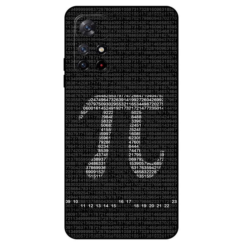 کاور مگافون طرح عدد پی مدل 7240 مناسب برای گوشی موبایل شیائومی Redmi Note 11s 5G / 11T 5G