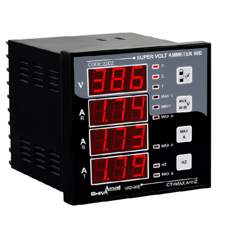 سوپر ولت آمپر شیوا امواج مدل VAD-96B کد 22D2 بسته دو عددی