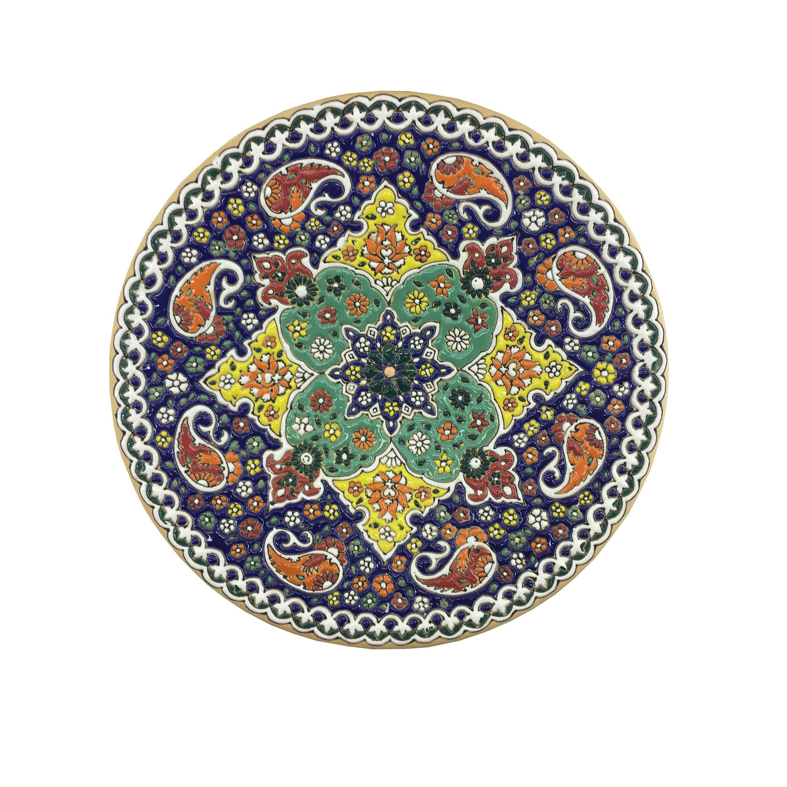 بشقاب مینا کاری مدل 0033
