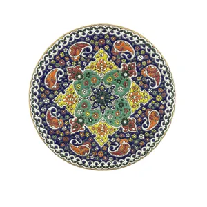 بشقاب مینا کاری مدل 0033