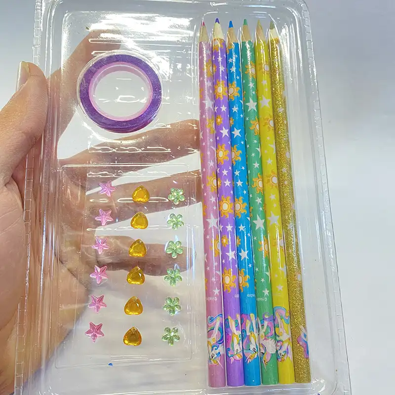 بسته رنگ آمیزی مدل نگین مجموعه 8 عددی