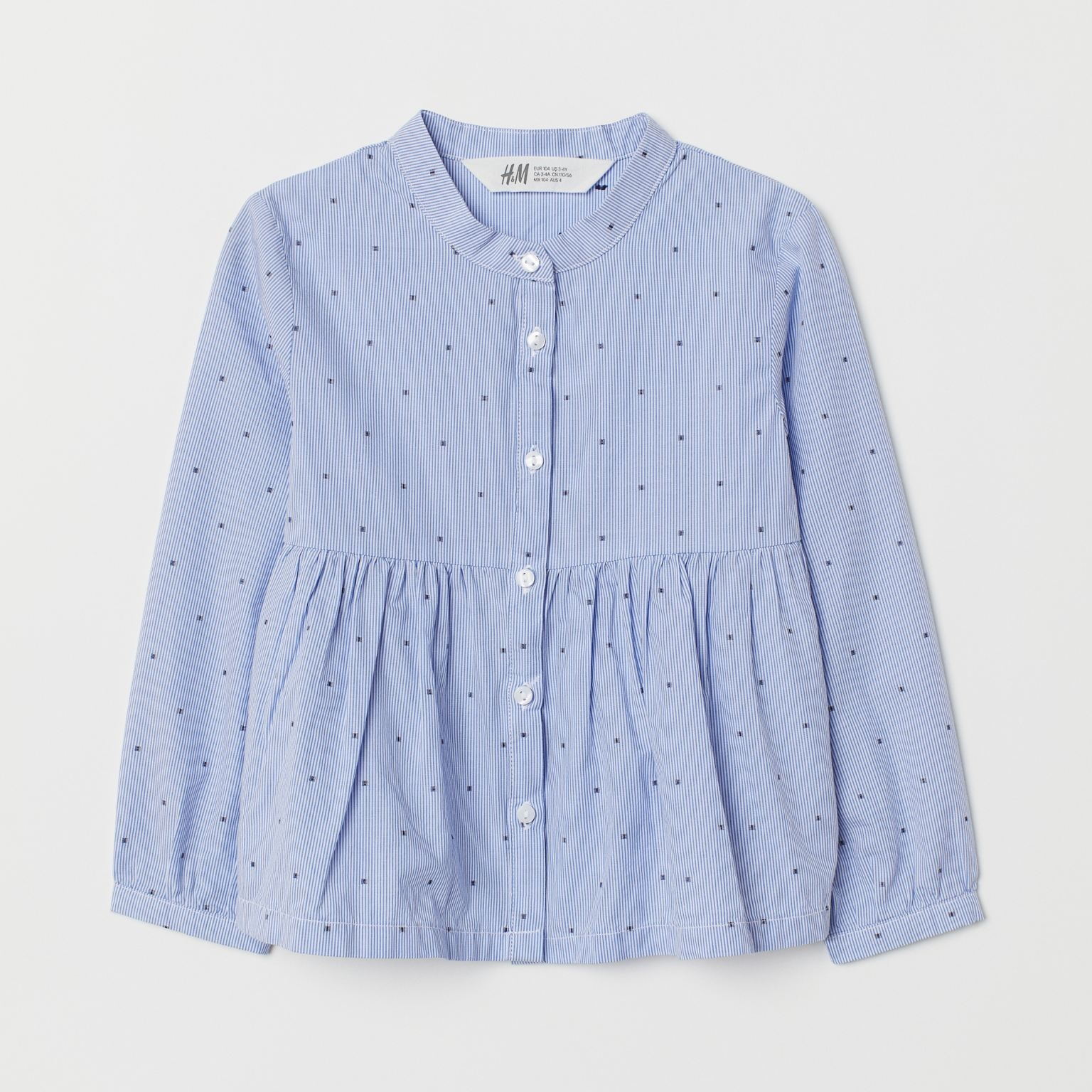 پیراهن دخترانه اچ اند ام مدل 00619