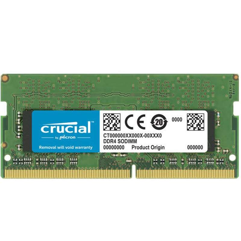رم لپ تاپ DDR4 دو کاناله 3200 مگاهرتز CL22 کروشیال مدل CT16 ظرفیت 16 گیگابایت رم لپ تاپ DDR4 دو کاناله 3200 مگاهرتز CL22 کروشیال مدل CT16 ظرفیت 16 گیگابایت