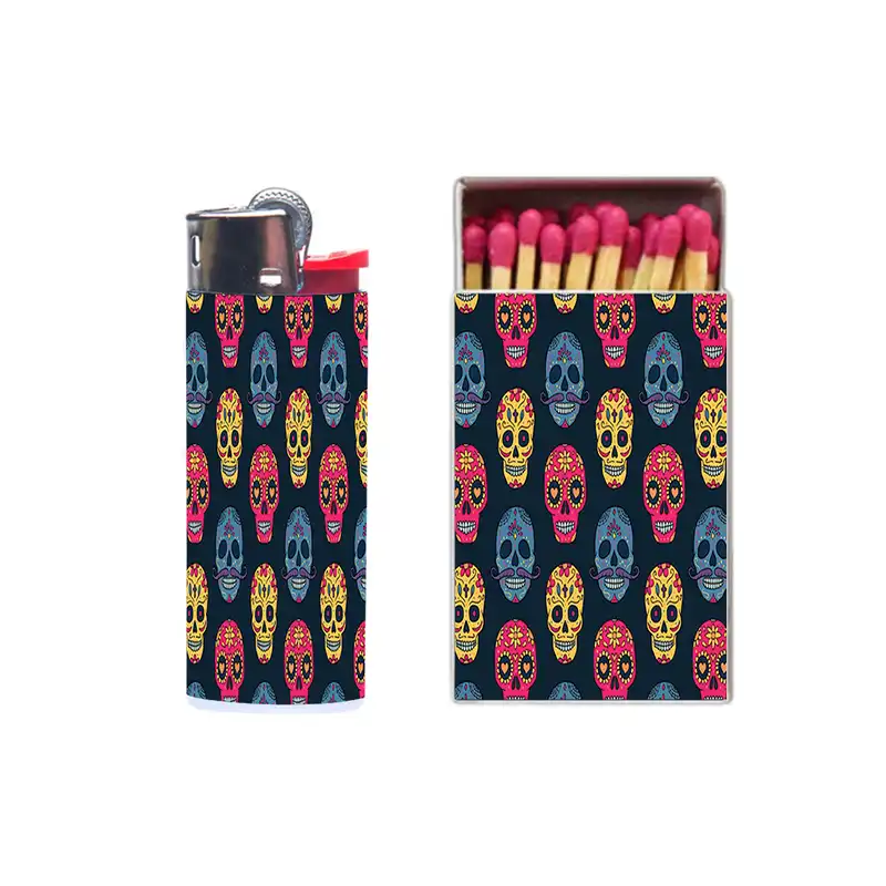 فندک مدل اسکلت کد 361 به همراه کبریت