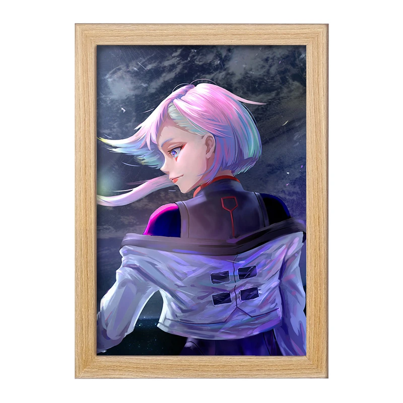 تابلو خندالو مدل لوسی انیمه سایبر پانک Cyberpunk  کد 22452