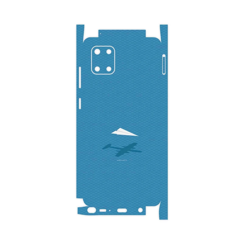 برچسب پوششی ماهوت مدل Minimal Paper Airplane-FullSkin مناسب برای گوشی موبایل سامسونگ Galaxy Note 10 Lite