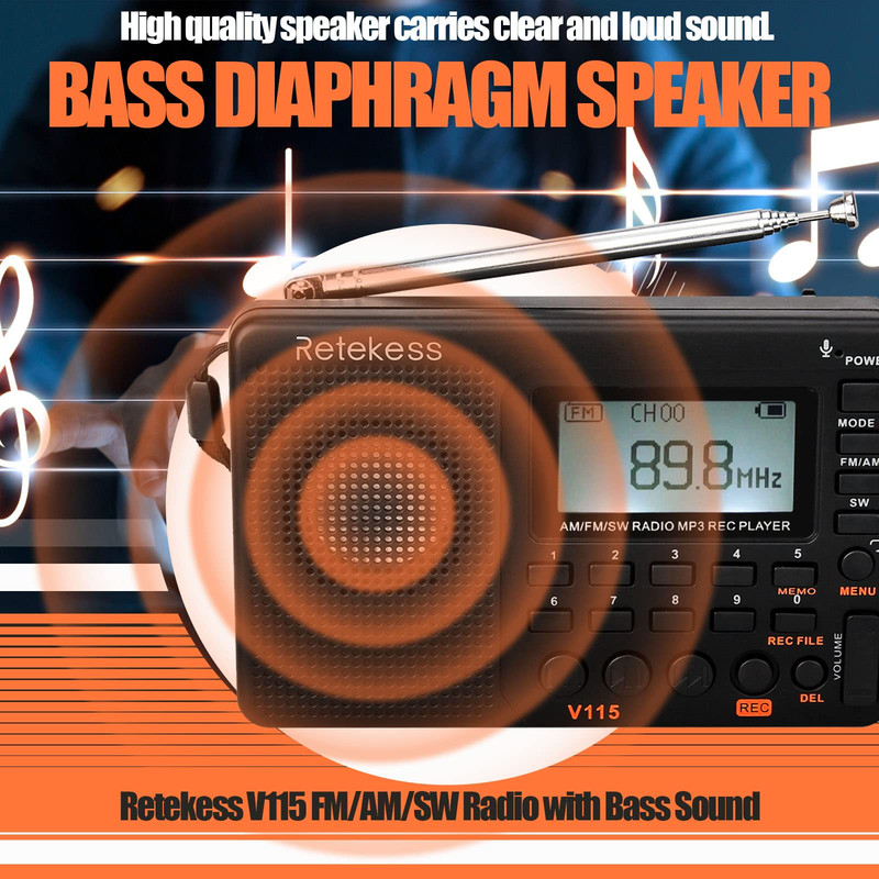 رادیو  ریتکس مدل v115