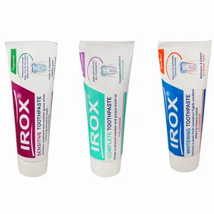خمیر دندان ایروکس مدل Milk Tooth حجم 100 میلی لیتر مجموعه 3 عددی