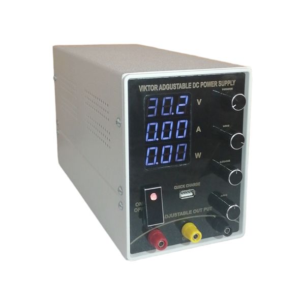 منبع تغذیه الکتریکی 30 ولت 10 آمپر مدل STX-3010 