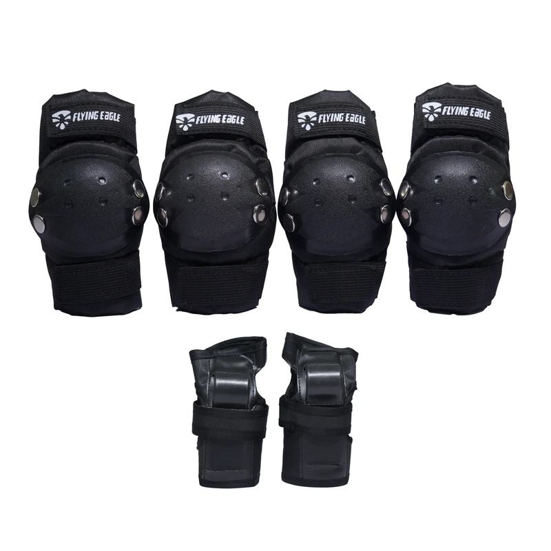 لوازم ایمنی اسکیت مدل AGM مجموعه 6 عددی