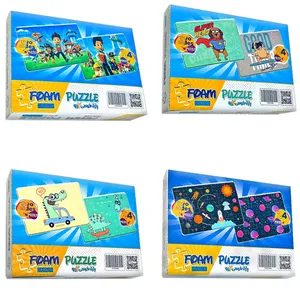 پازل 24 تکه فنسی طرح شخصیت های کارتونی مدل پسرانه بسته 4 عددی