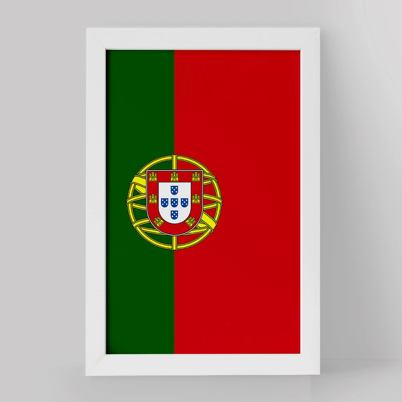 تابلو خندالو مدل پرچم پرتغال کد 20537