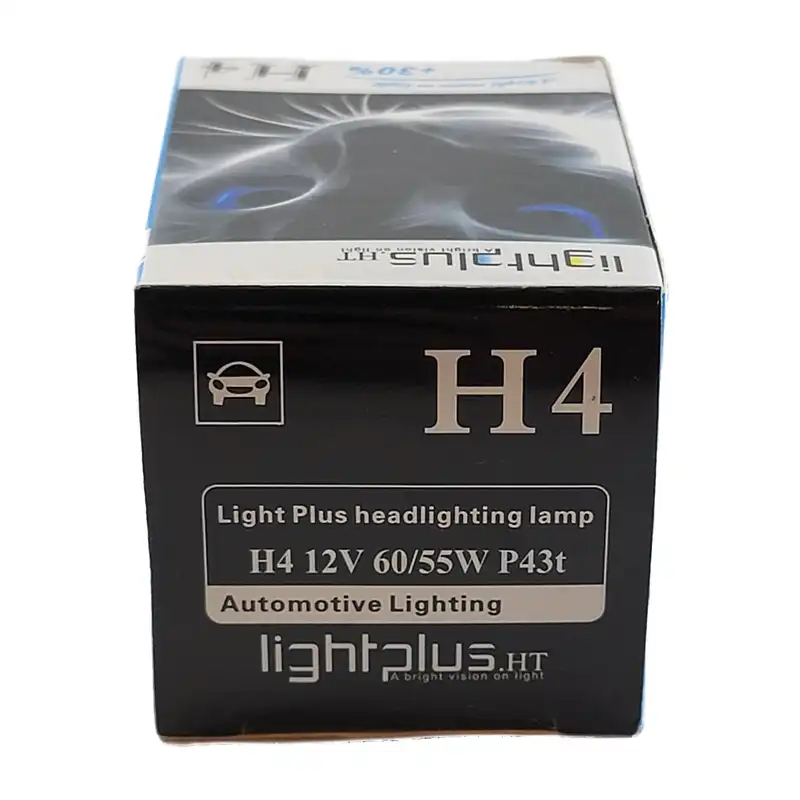 لامپ هالوژن خودرو لایت پلاس مدل H4 12V 60W
