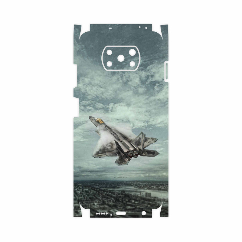 برچسب پوششی ماهوت مدل F-22 Raptor-FullSkin مناسب برای گوشی موبایل شیائومی Poco X3 NFC