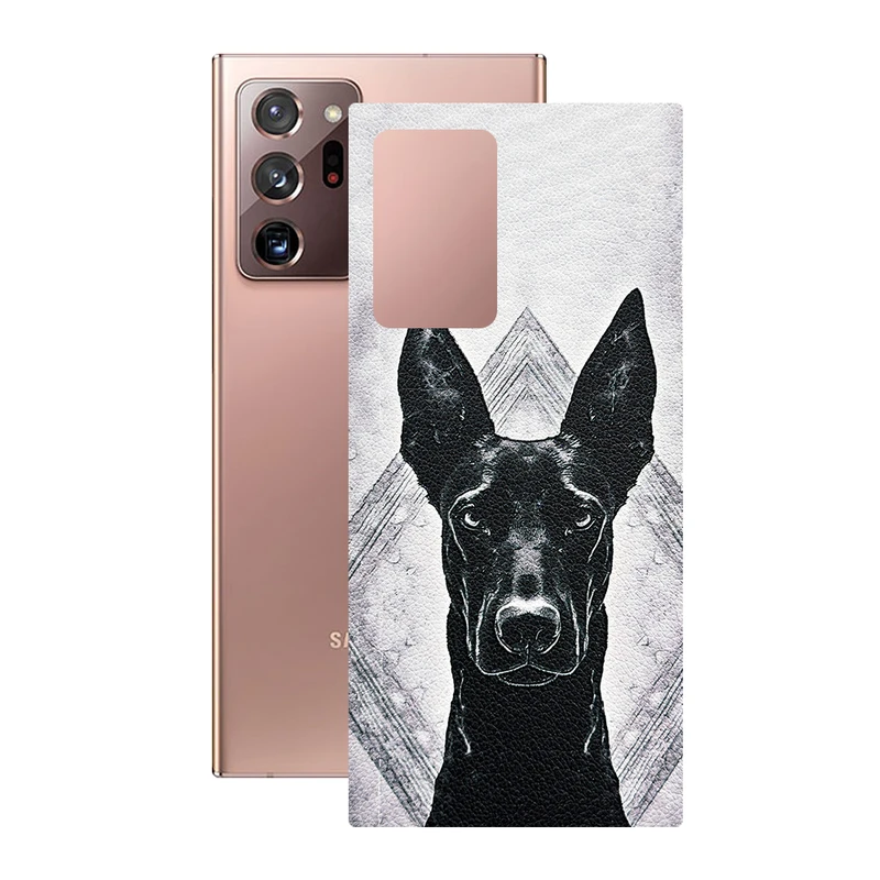 برچسب پوششی ریمکس مدل Leth طرح دوبرمن مناسب برای گوشی موبایل سامسونگ Galaxy Note 20 Ultra