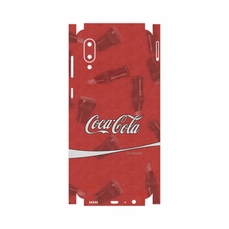 برچسب پوششی ماهوت مدل Coca-Cola-Logo-FullSkin مناسب برای گوشی موبایل سامسونگ Galaxy A02