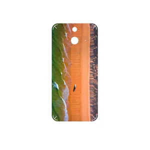 MAHOOT Beach and Green Sea Cover Sticker for HTC One E8