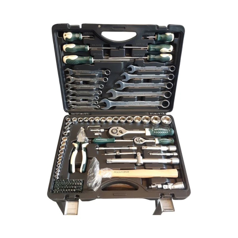 آچار بکس راک فورس مدل  1/2 1/4 7370 مجموعه 110 عددی