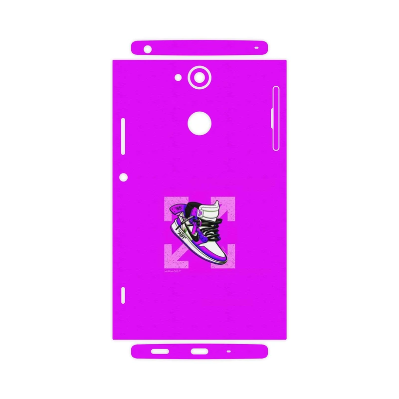 برچسب پوششی ماهوت مدل Nike Air Sneaker Digital Art-FullSkin مناسب برای گوشی موبایل سونی Xperia XA2