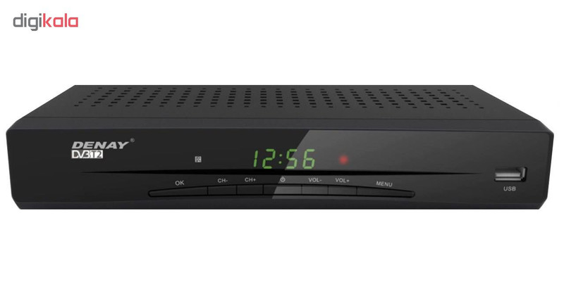 گیرنده تلویزیون دیجیتال دنای مدل DVB-T STB951T2 به همراه آنتن رومیزی پروویژن DVB-T601