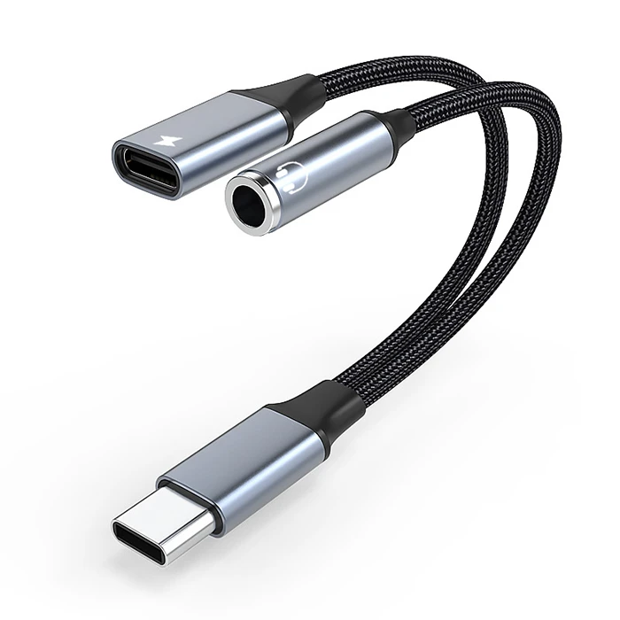 مبدل USB-C به AUX / USB-C وگیگ مدل V-A620
