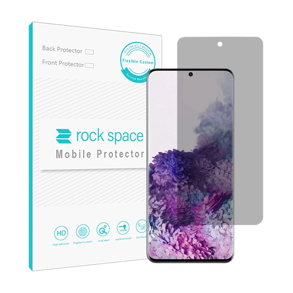 محافظ صفحه نمایش حریم شخصی راک اسپیس کد PRV مناسب برای گوشی موبایل سامسونگ Galaxy S20 Plus