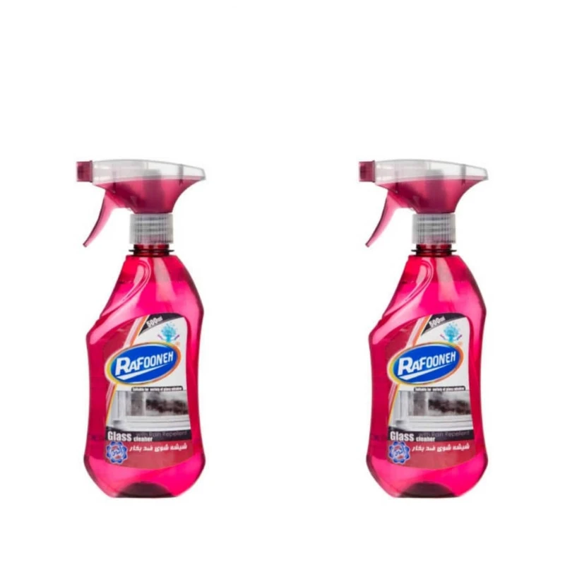 شیشه پاک کن  ضد بخار رافونه مدل 08 حجم 500 میلی لیتر  بسته 2 عددی
