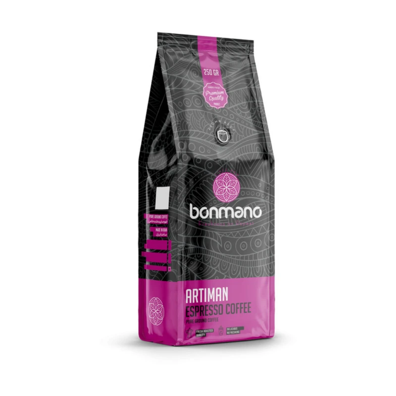 قهوه اسپرسو 70 درصد عربیکا بن مانو - 250 گرم