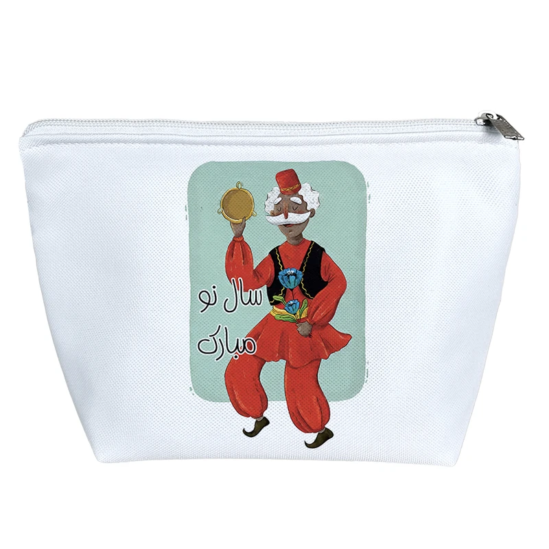 کیف لوازم آرایش دخترانه خندالو مدل سال نو مبارک کد H2092