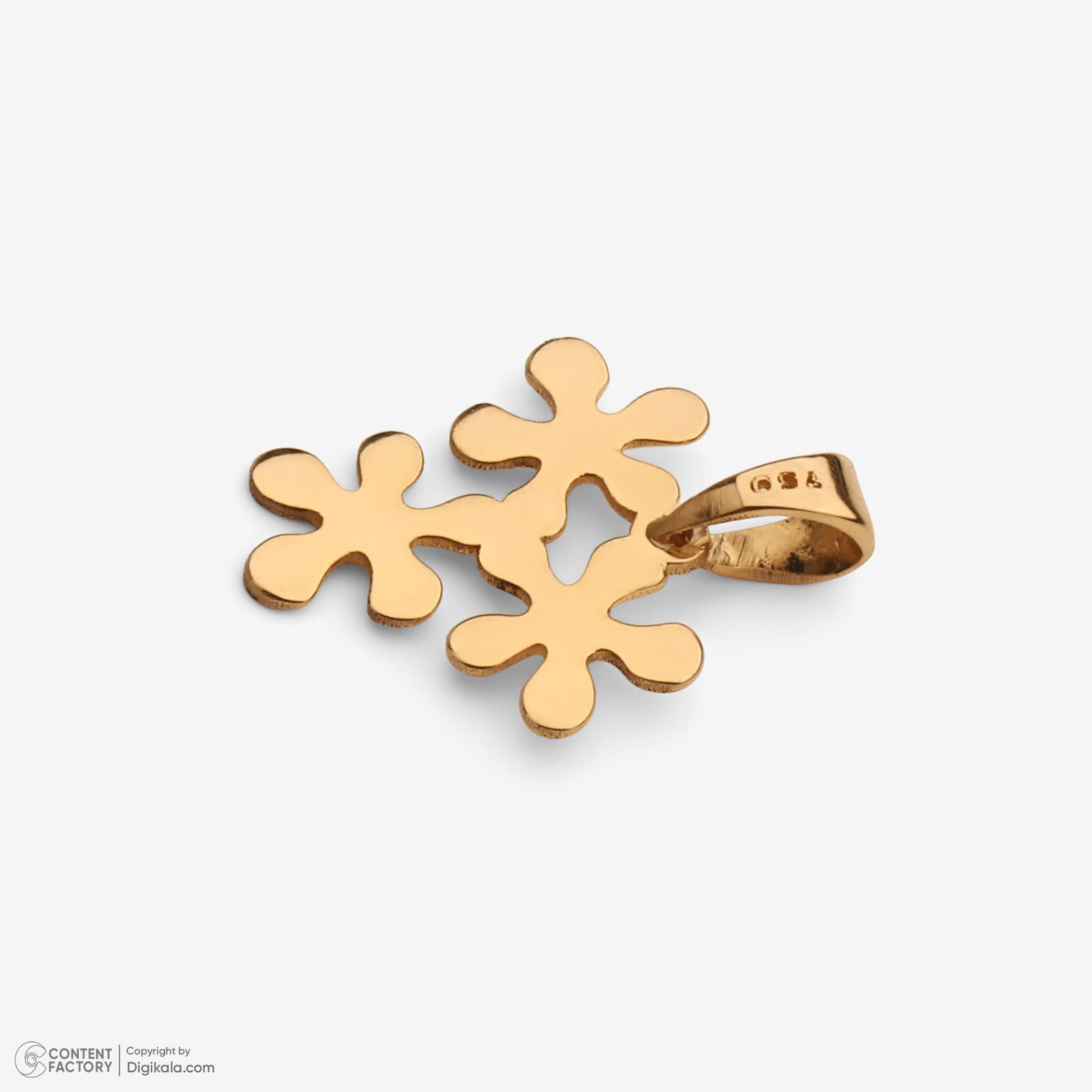 نیم ست طلا 18 عیار زنانه سایا گلد مدل گل دریایی ns12 -  - 8