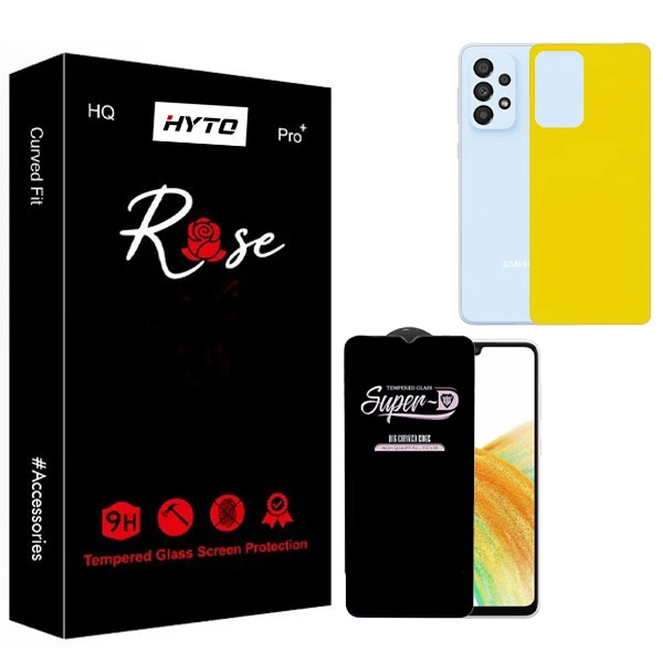 محافظ صفحه نمایش هیتو مدل Rose SuperD مناسب برای گوشی موبایل سامسونگ Galaxy A33 5G به همراه محافظ پشت گوشی