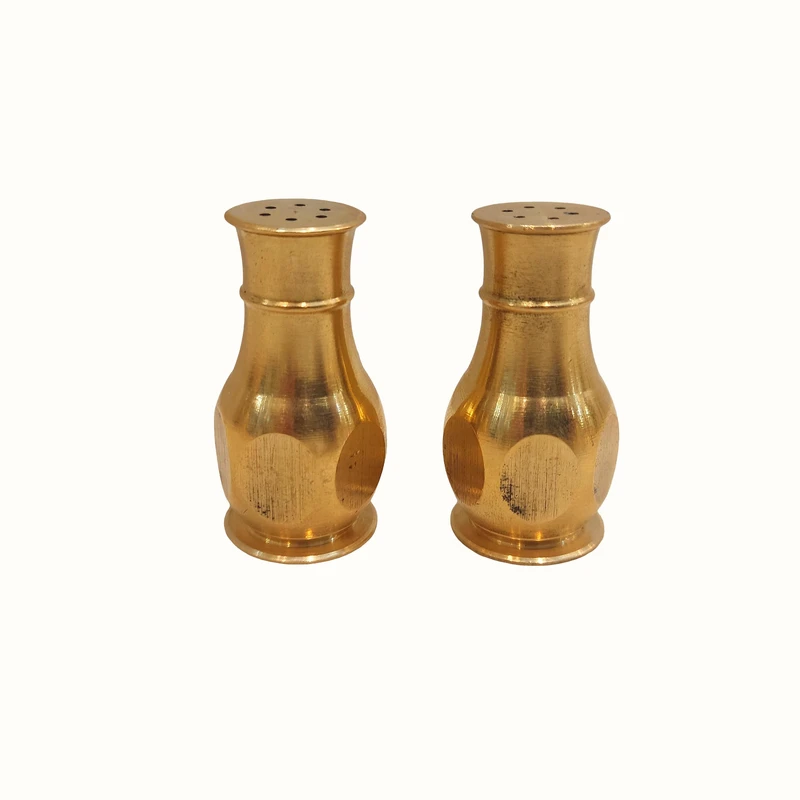 نمکدان برنزی کد C1022 مجموعه دو عددی 