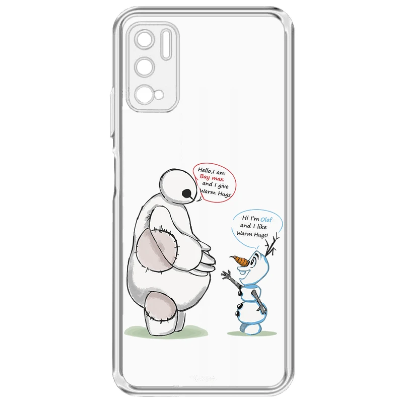 کاور طرح Olaf & Baymax مناسب برای گوشی موبایل شیائومی Poco M3 Pro 