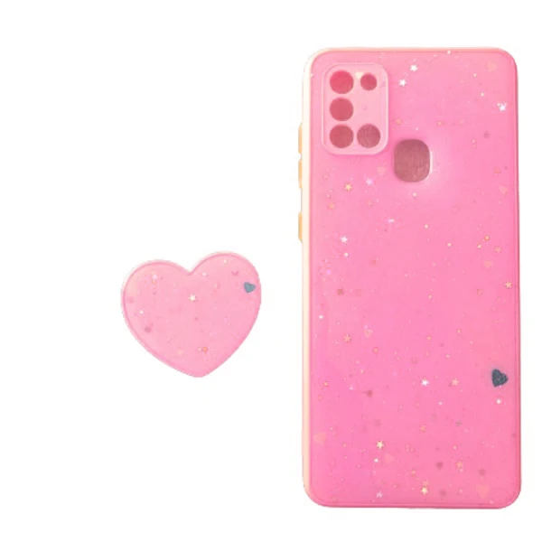   کاور مدل 7P ستاره ای مناسب برای گوشی موبایل اپل IPhone7 Plus به همراه پایه نگهدارنده