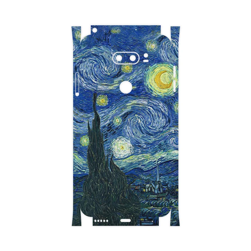 برچسب پوششی ماهوت مدل The Starry Night of van Gogh-FullSkin مناسب برای گوشی موبایل ال جی V30
