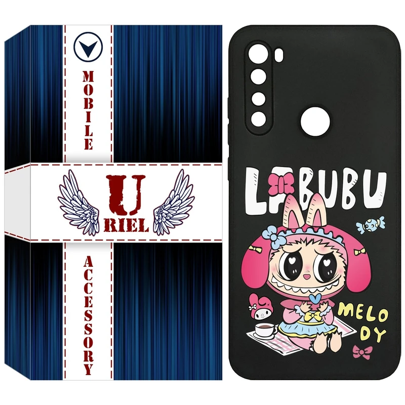 کاور یوریل قاب مدل KSH کد 140 طرح عروسک لبوبو مناسب برای گوشی موبایل شیائومی Redmi Note 8