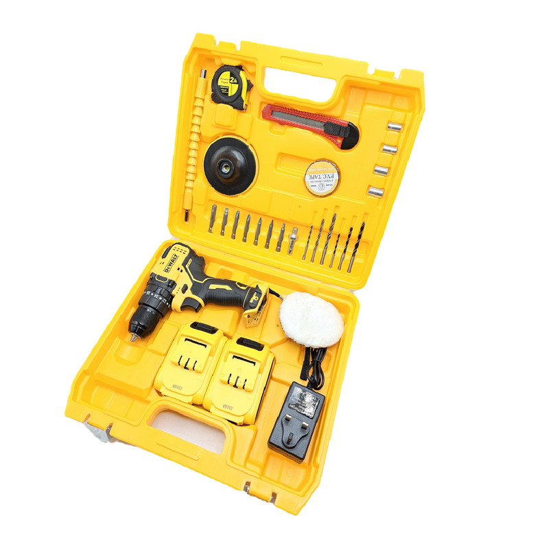 مجموعه 28 عددی دریل چکشی صنعتی دیوالت مدل براشلس کد 2 مجموعه 28 عددی دریل چکشی صنعتی دیوالت مدل براشلس کد 2