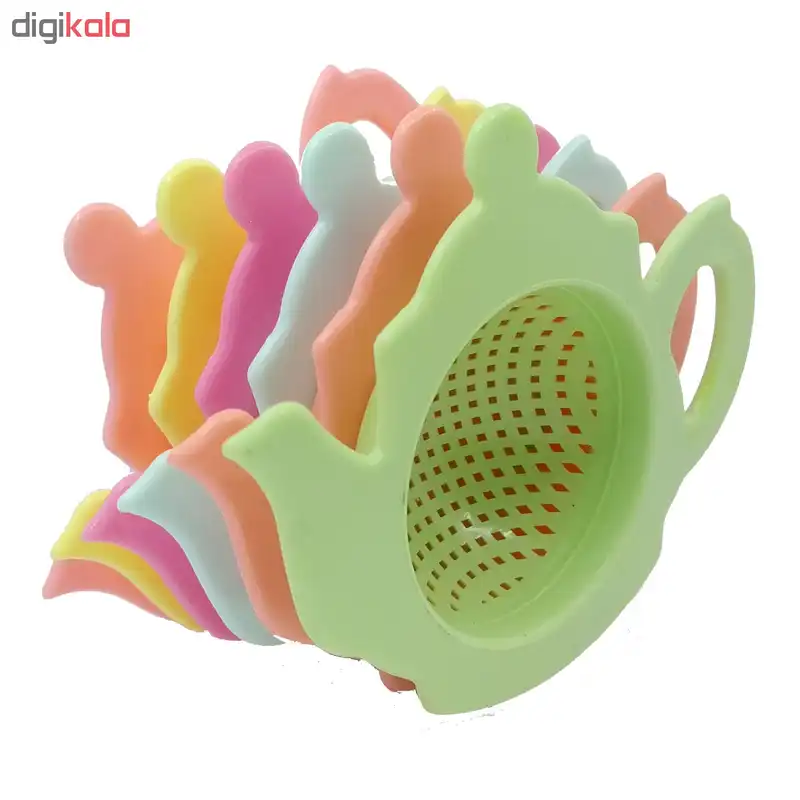 صافی چای فاران پلاستیک طرح قوری مدل zm08