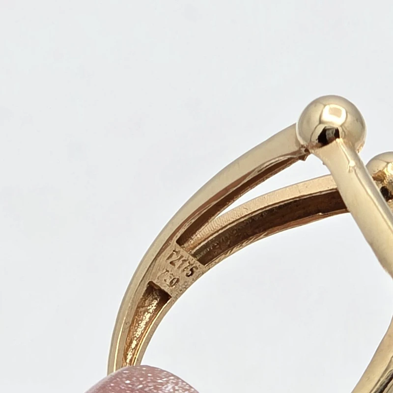 عکس شماره 5 : انگشتر طلا کم اجرت 18 عیار زنانه با طرح تیفانی طلا و شمش برلیان کد 5 سایز 57