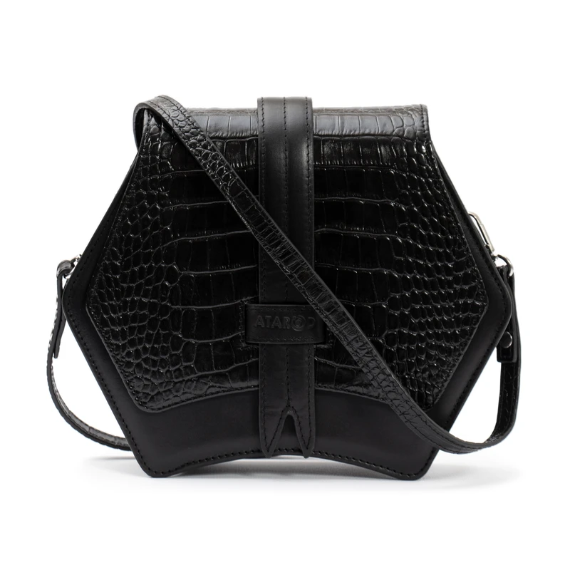 کیف رودوشی زنانه چرم عطارد مدل چرم طبیعی کد K59