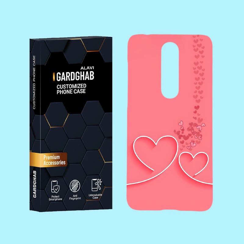 کاور گارد قاب علوی مدل عاشقانه مناسب برای گوشی موبایل نوکیا 5.1 Plus