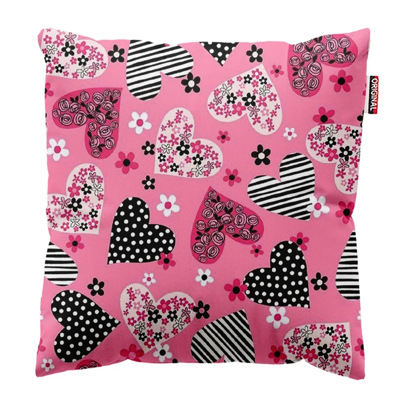 کوسن پاد آفرین طرح قلب سایز 30*30 سانتی متر